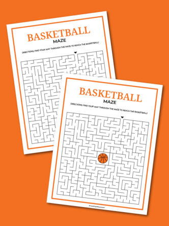 Basketball maze