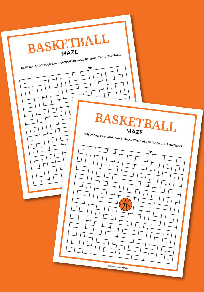 Basketball maze