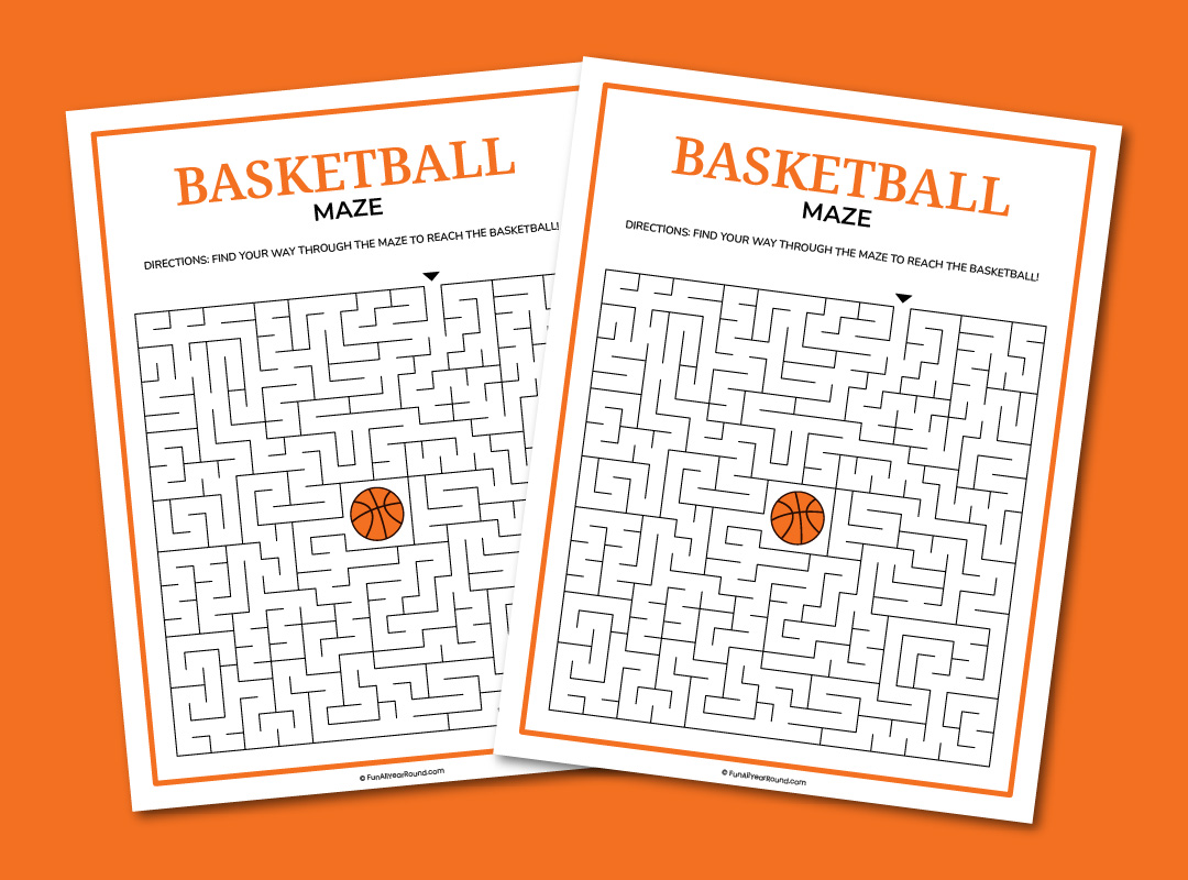 Basketball maze