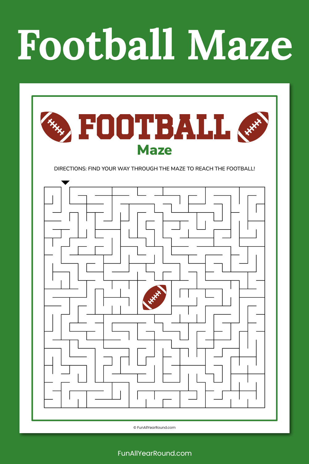 Football maze