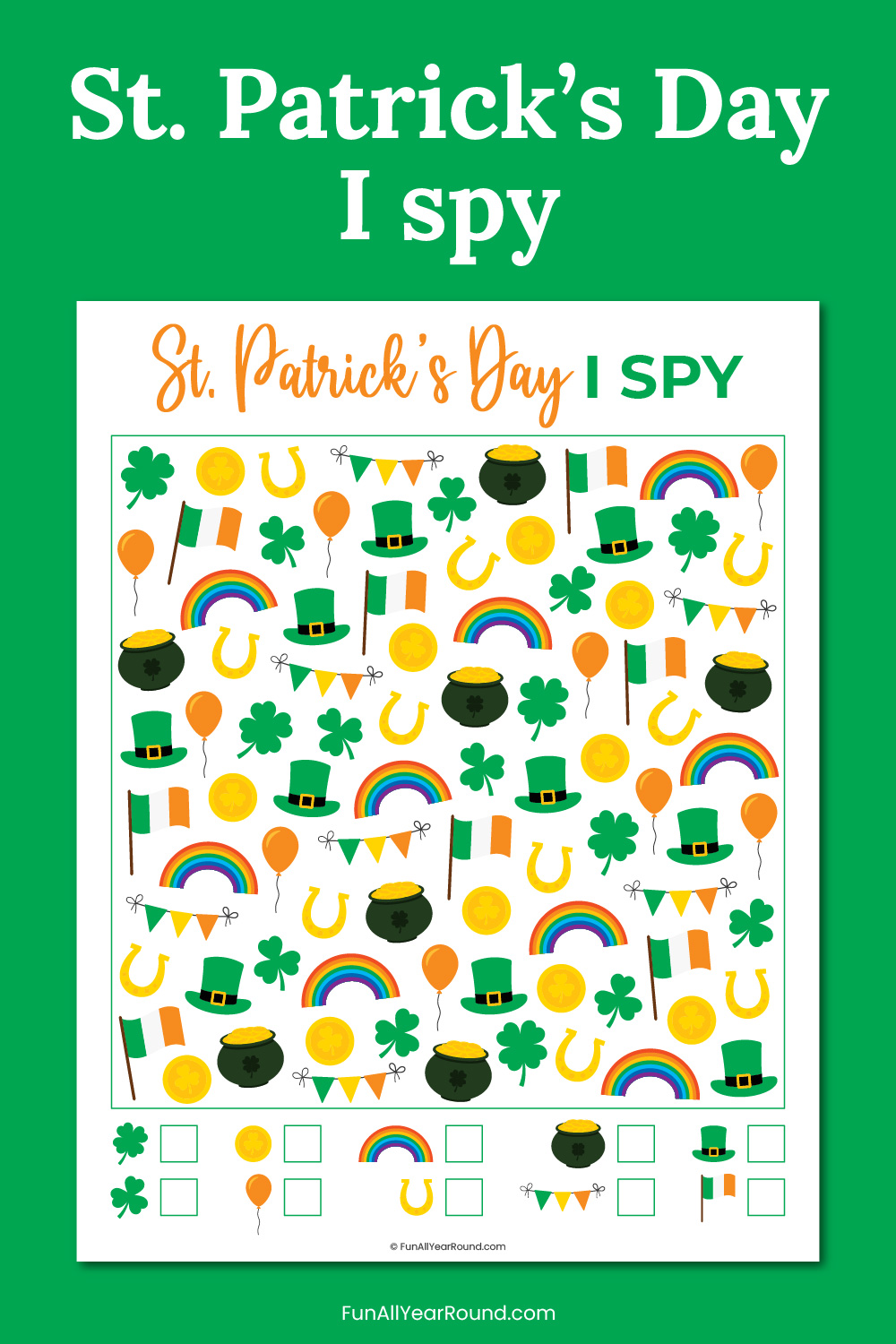 St. Patrick's Day I spy