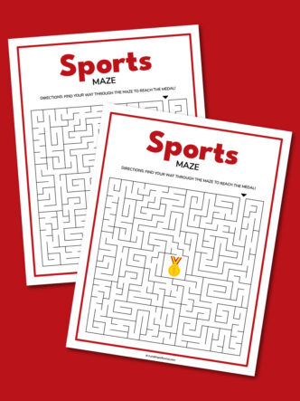 Sports maze