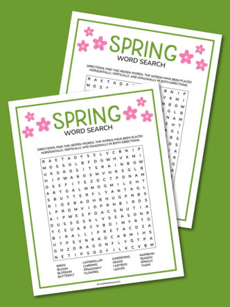 Spring word search