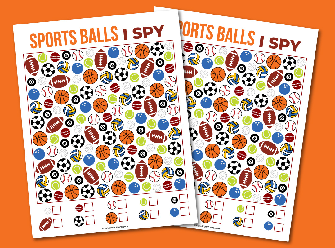 Sports balls I spy