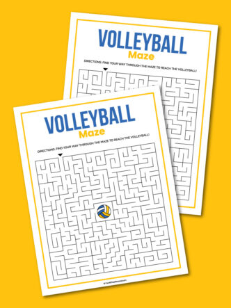 Volleyball maze