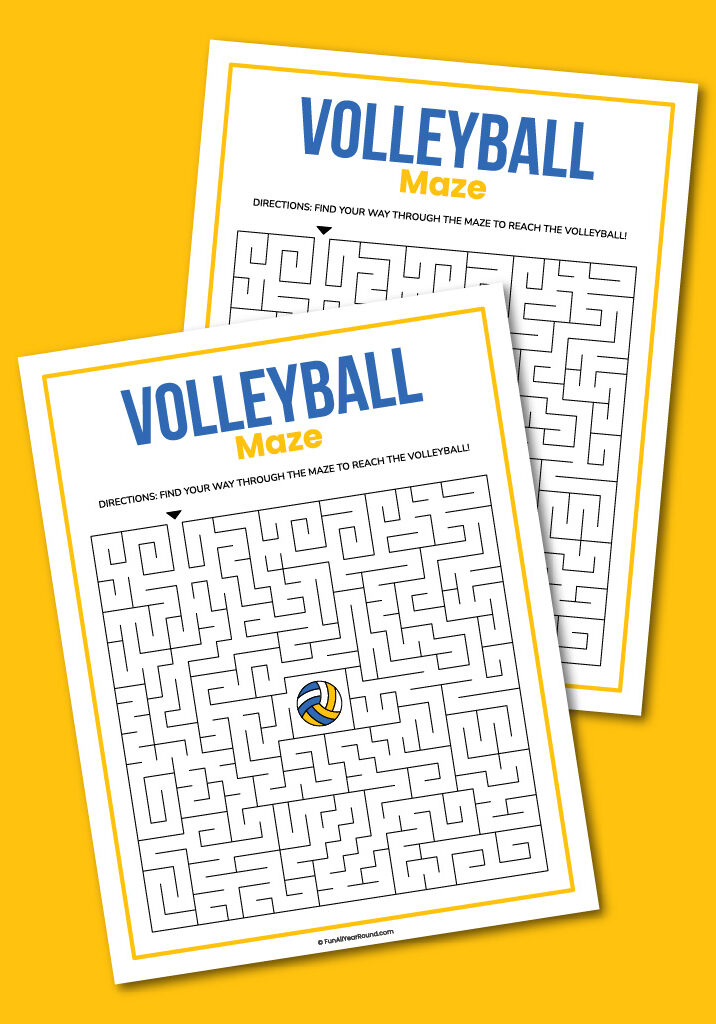 Volleyball maze