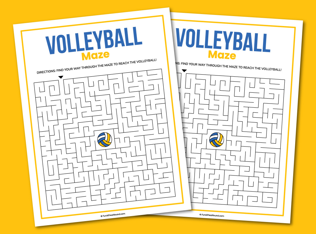 Volleyball maze