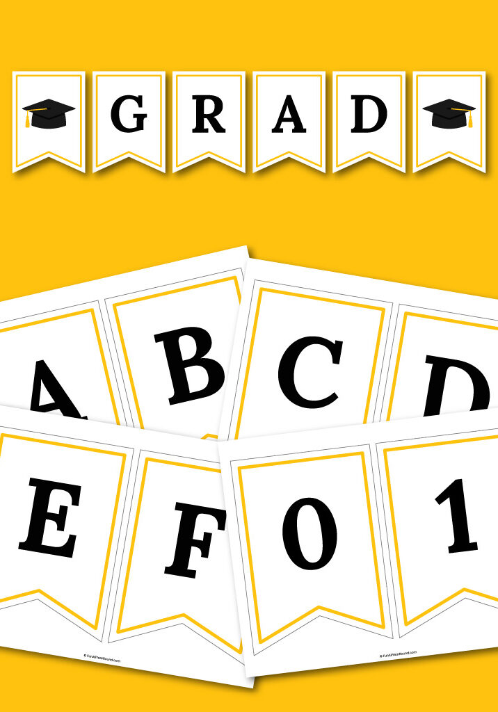 Printable graduation banner