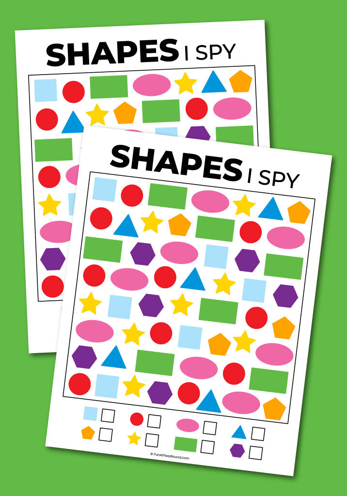 Shapes I spy - Fun All Year Round