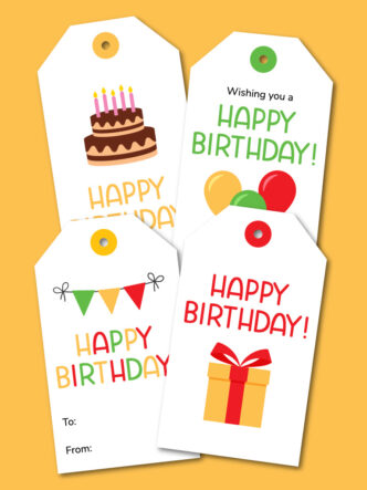 printable birthday gift tags