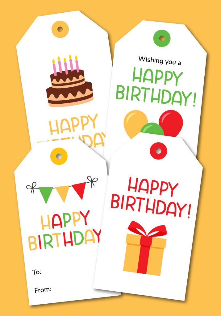 printable birthday gift tags