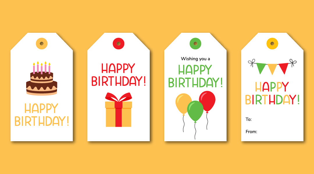 printable birthday gift tags