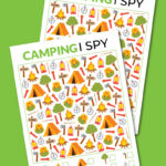 printable camping I spy