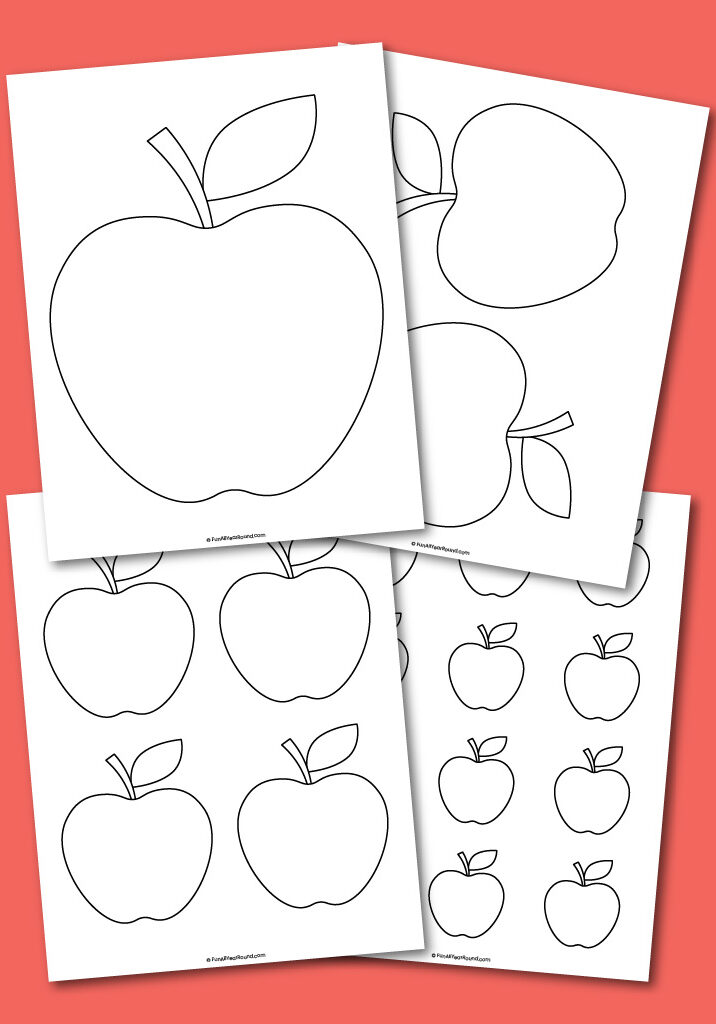 printable apple template