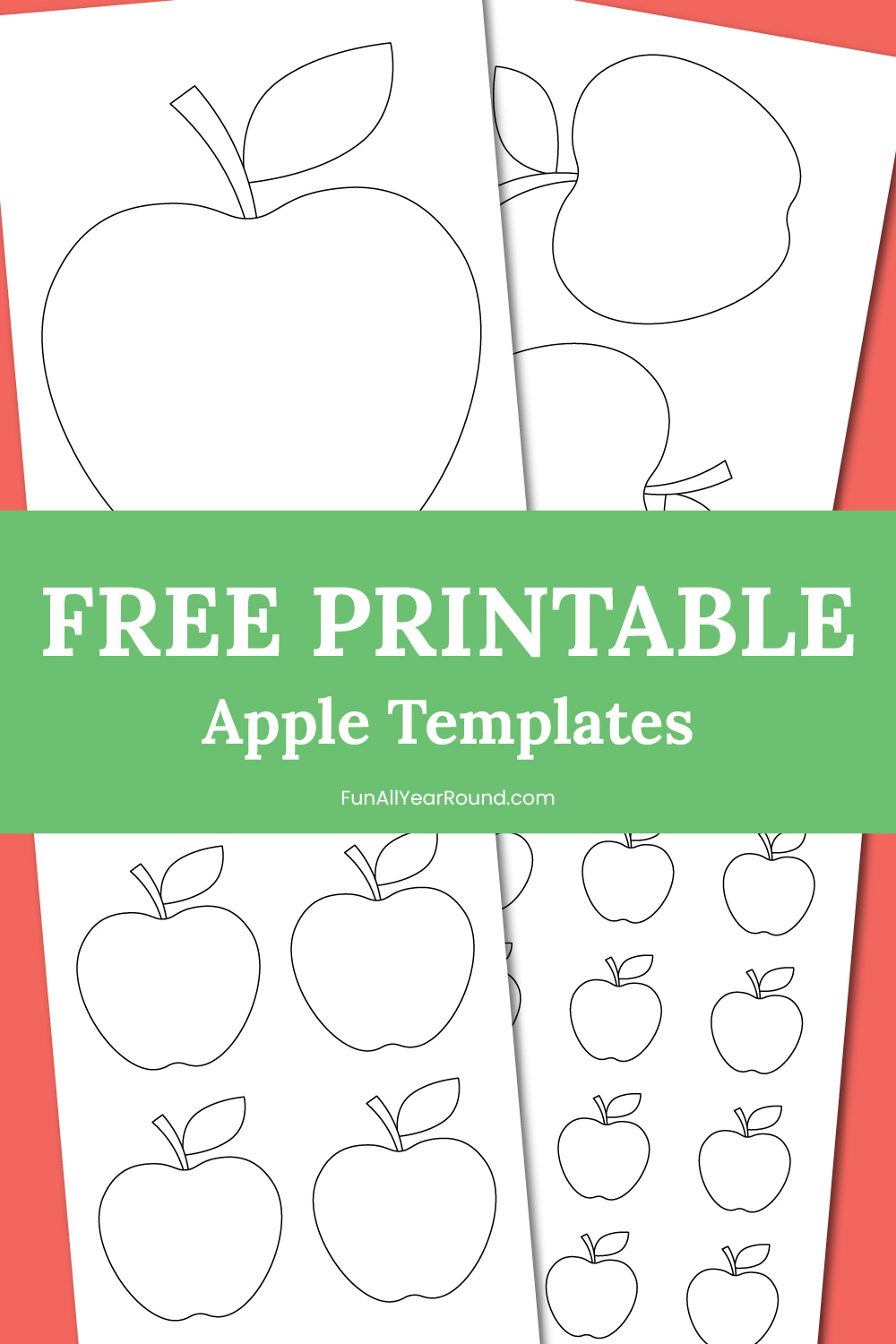 printable apple template