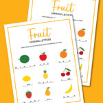 printable fruit missing letters
