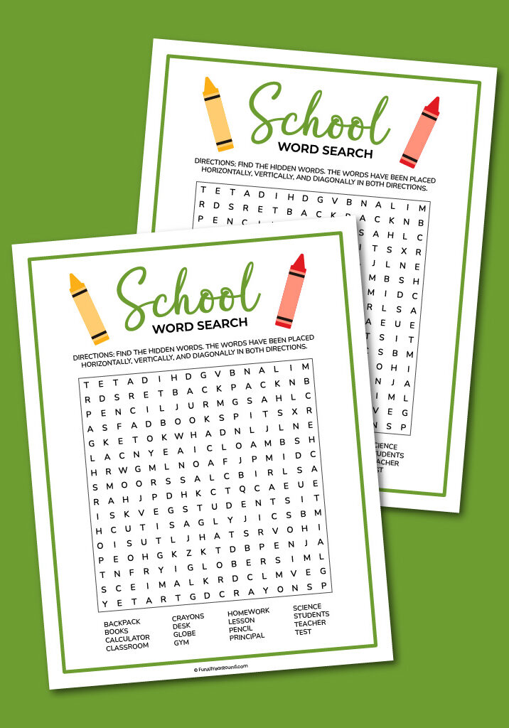 School word search