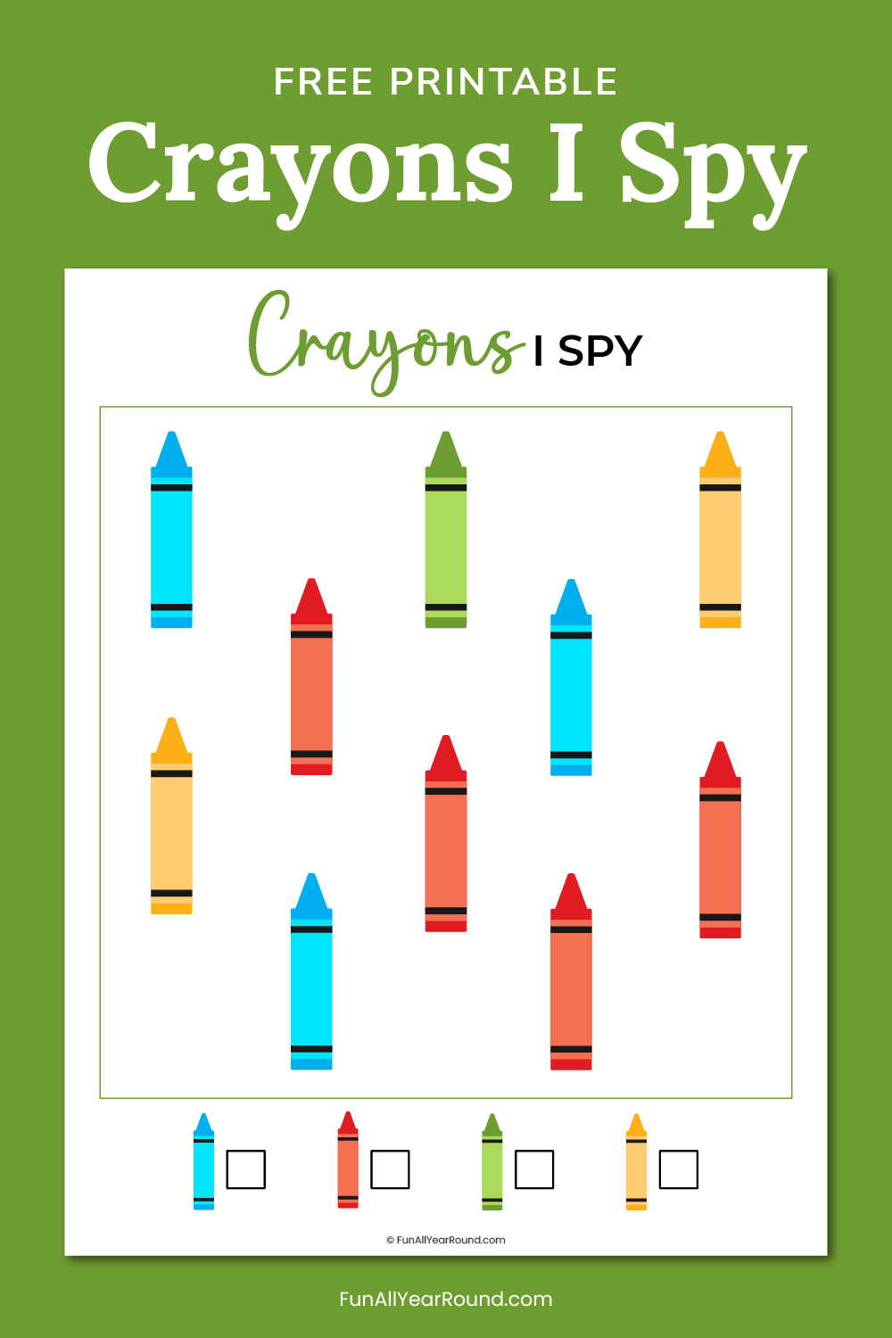 printable crayons I spy