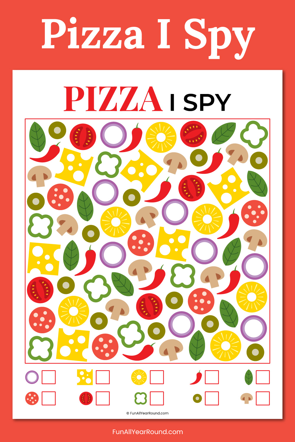 Pizza I spy