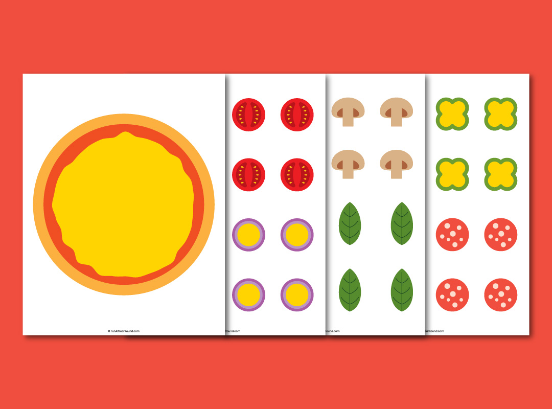 Printable build a pizza craft