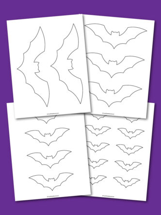 printable bat template