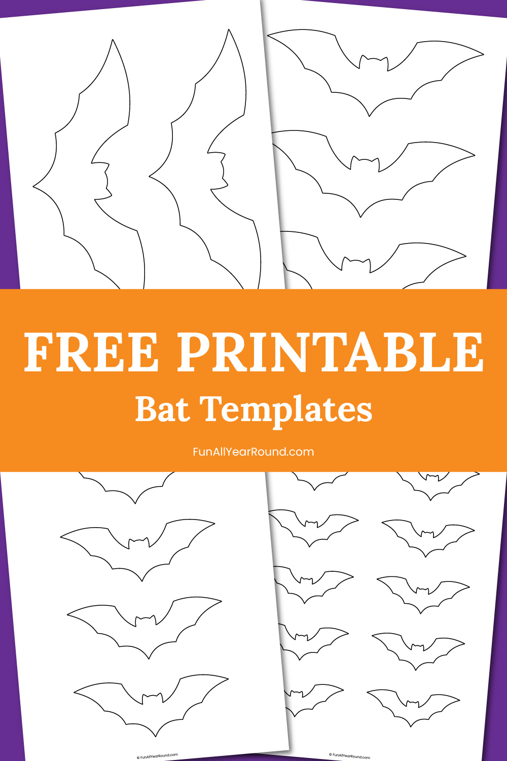 printable bat template