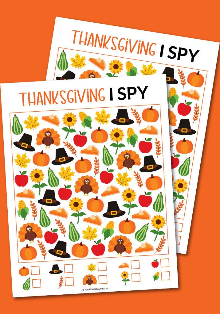 printable Thanksgiving I spy