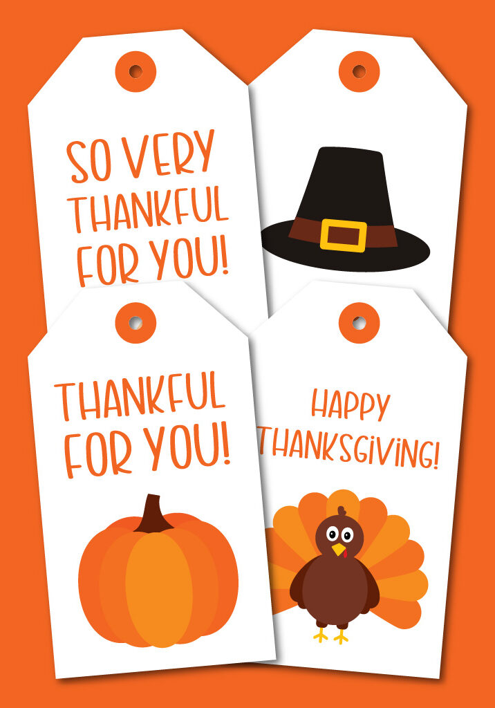 printable Thanksgiving gift tags