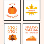 printable Thanksgiving wall art