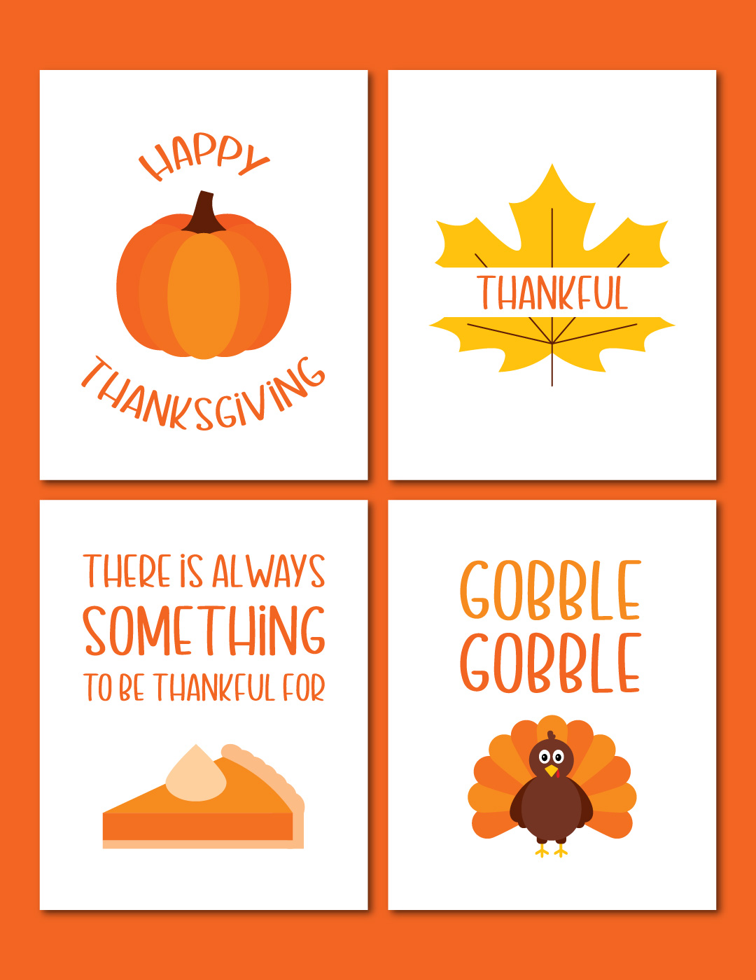 printable Thanksgiving wall art