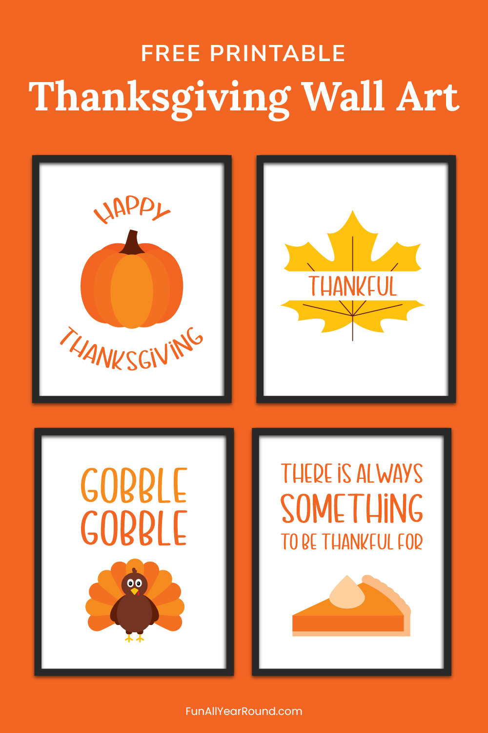 printable Thanksgiving wall art