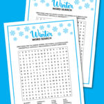 printable winter word search