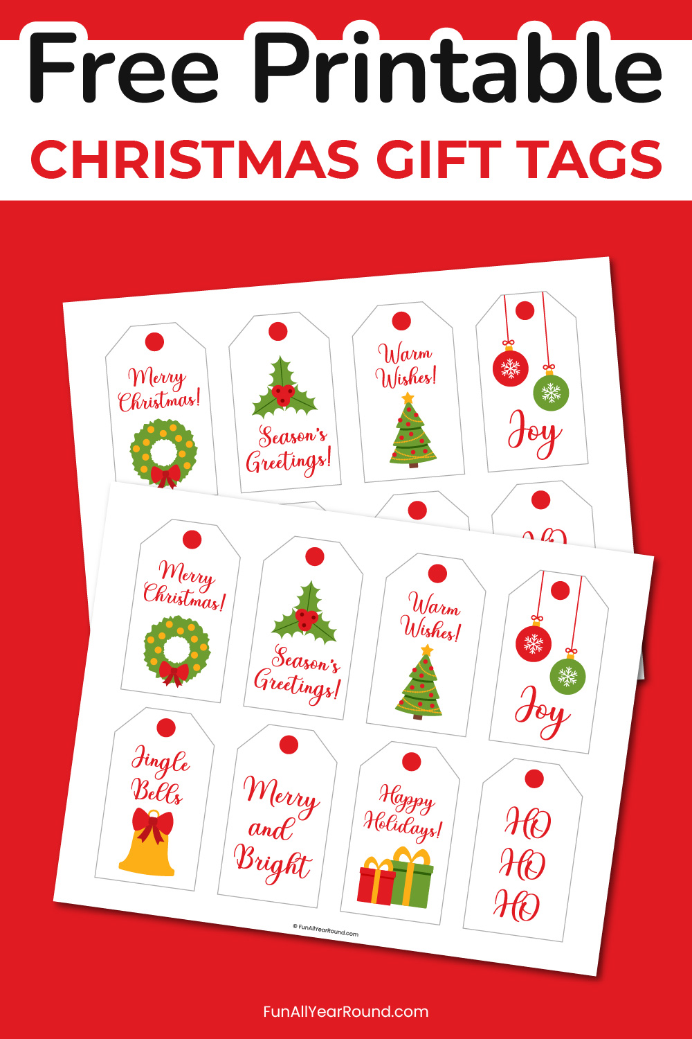 printable Christmas gift tags