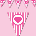 printable Valentine's Day bunting