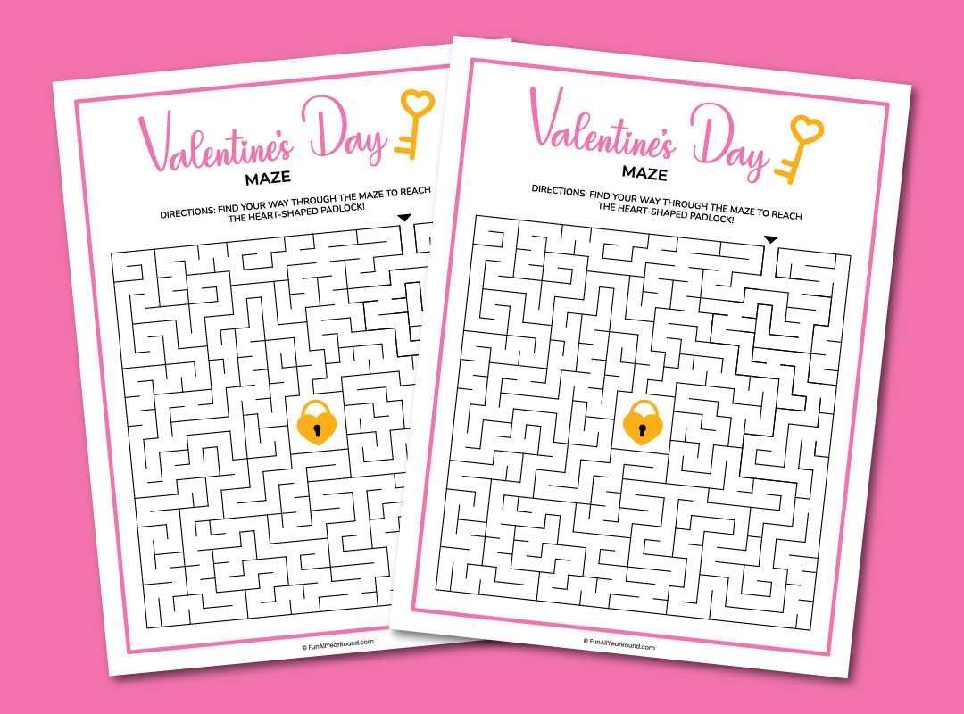 Valentine's Day maze