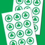 printable shamrock cupcake toppers