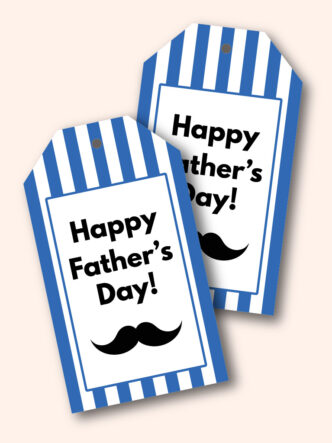printable Father's Day gift tags