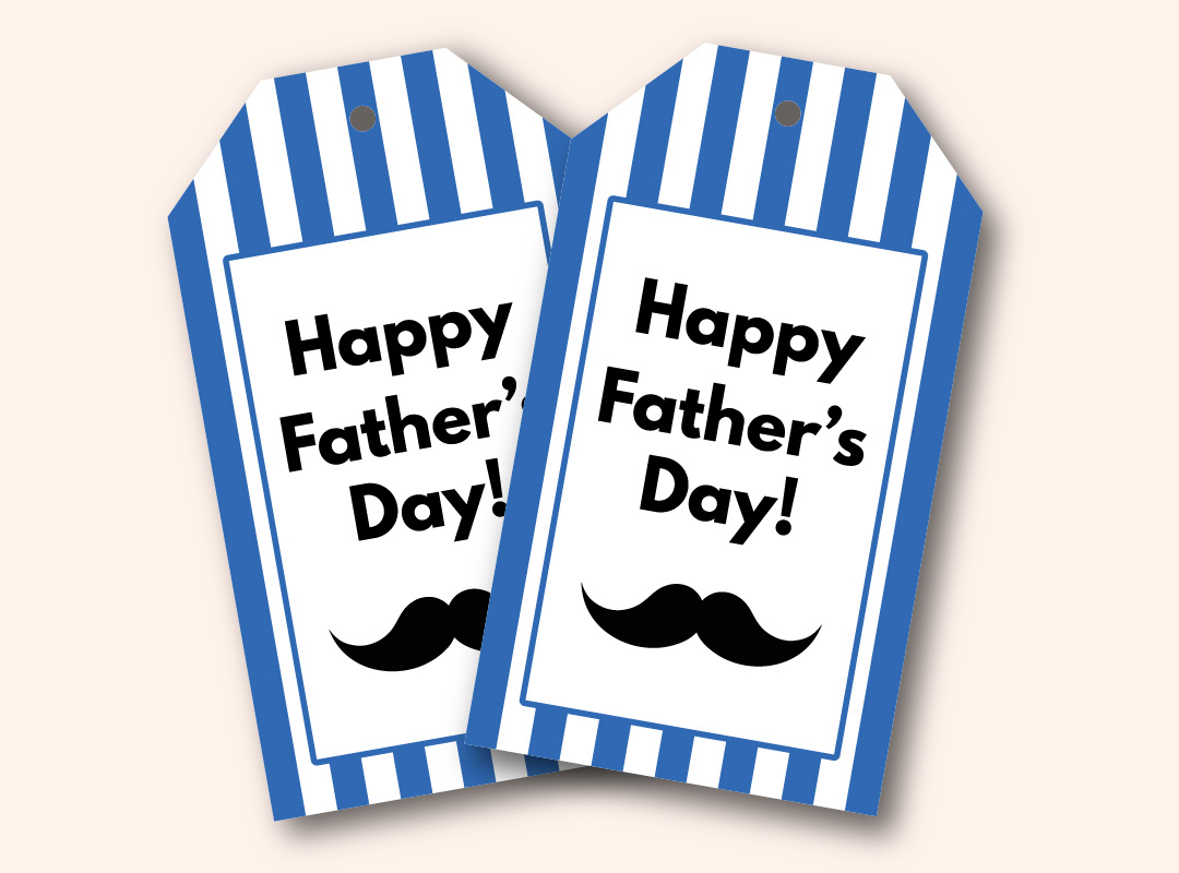 printable Father's Day gift tags