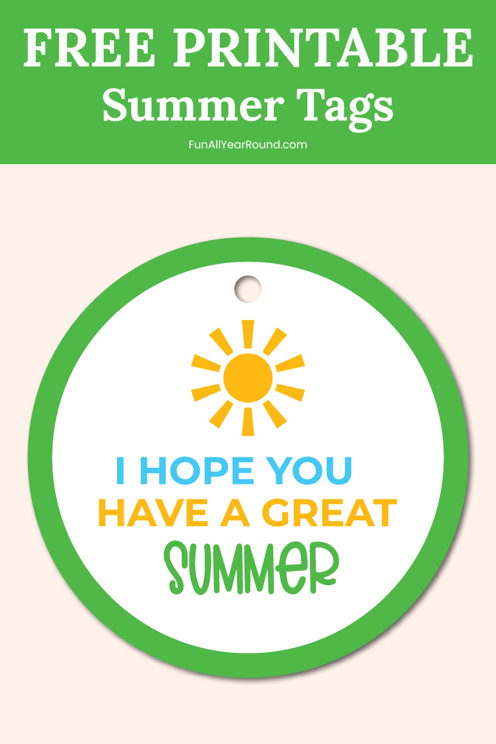I hope you have a great summer tags