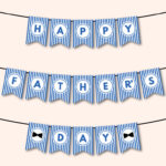 printable Happy Father's Day banner