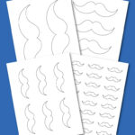 printable mustache template