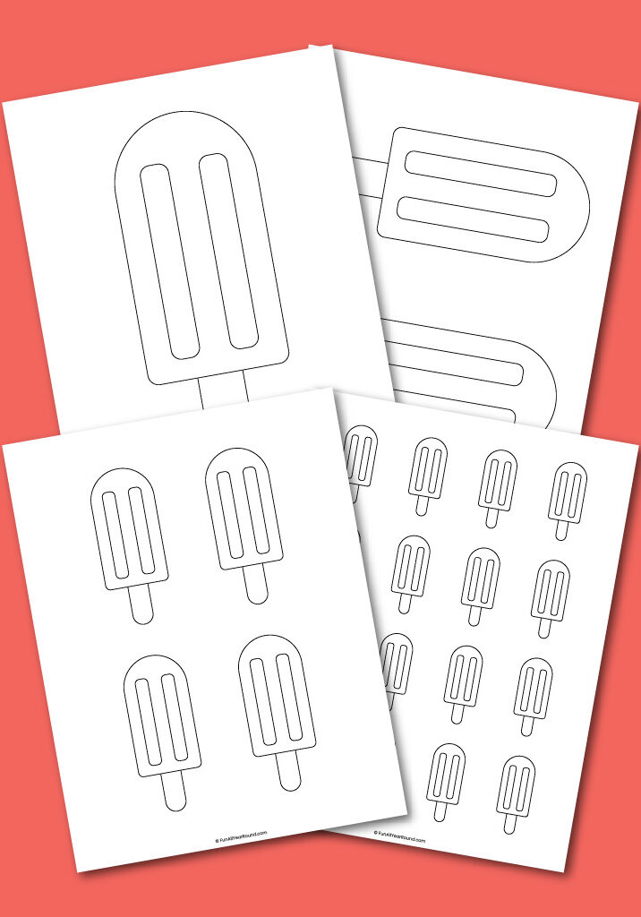 printable popsicle template