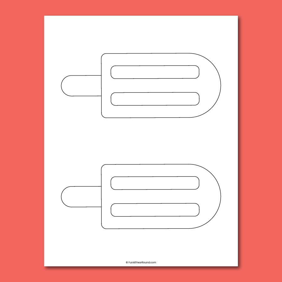 printable popsicle template