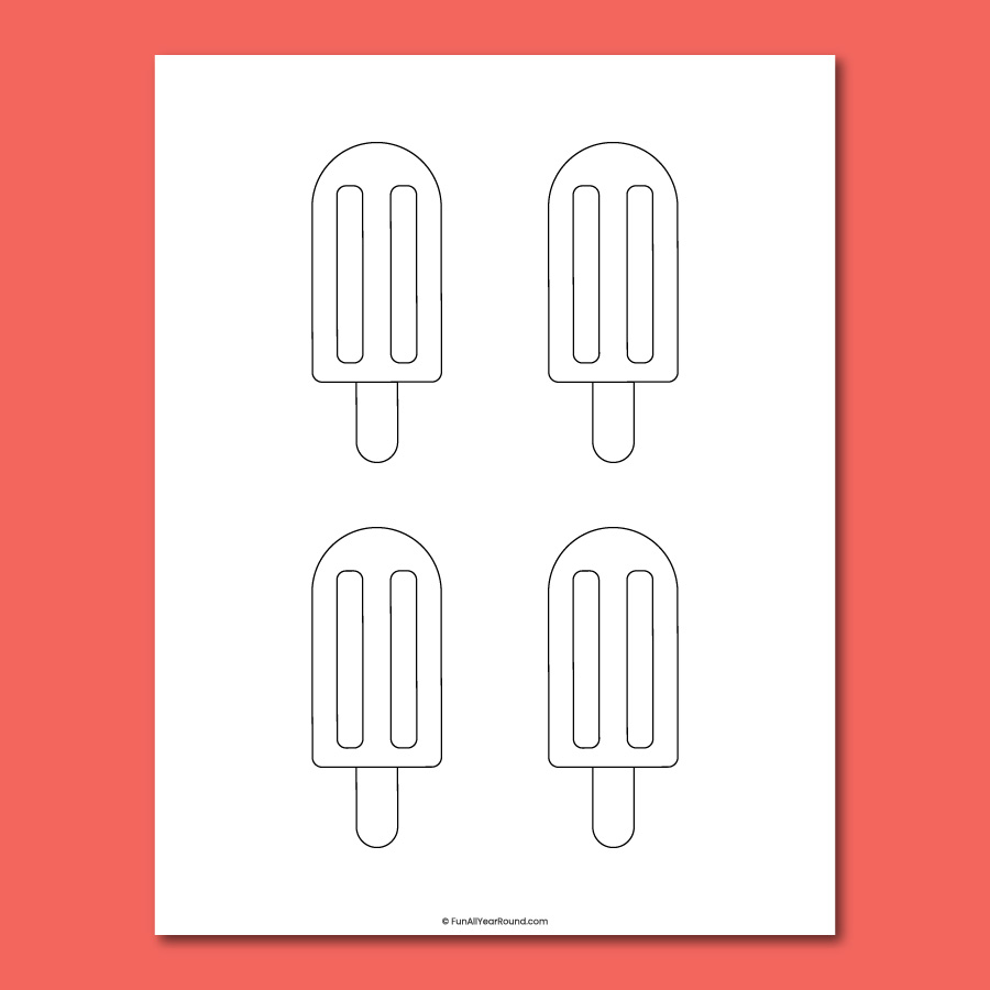 printable popsicle template