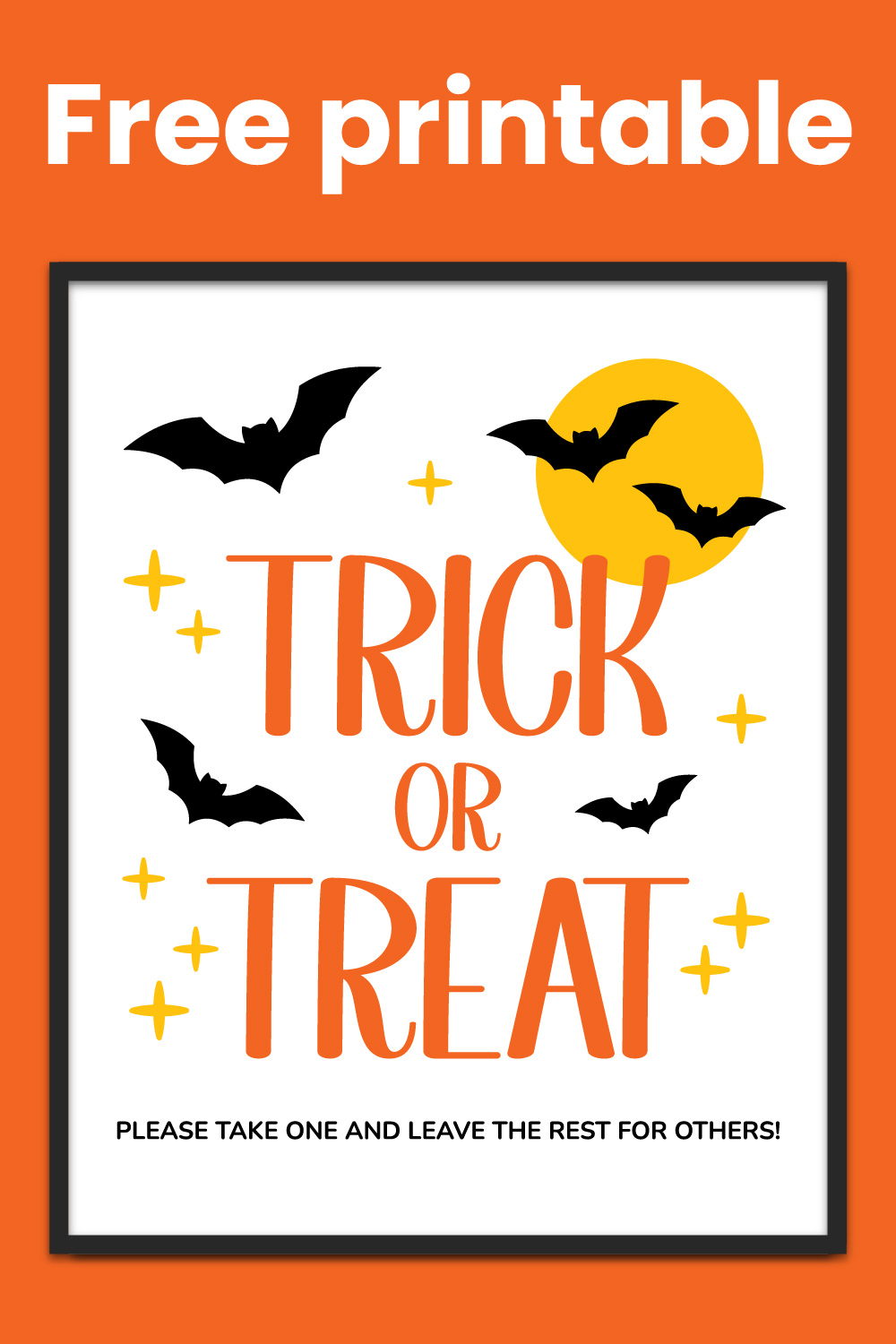 Trick or Treat sign