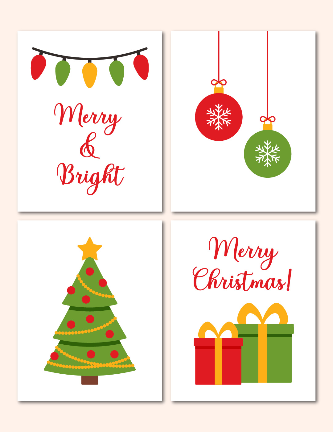 printable Christmas wall art