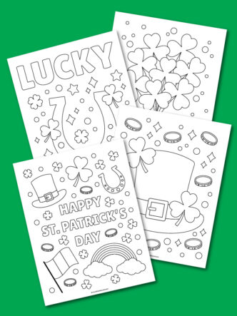 printable St. Patrick's Day coloring pages