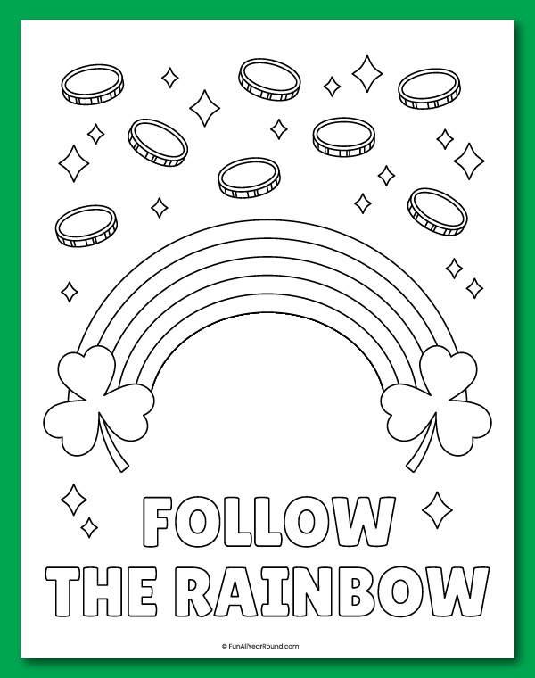 printable St. Patrick's Day coloring pages