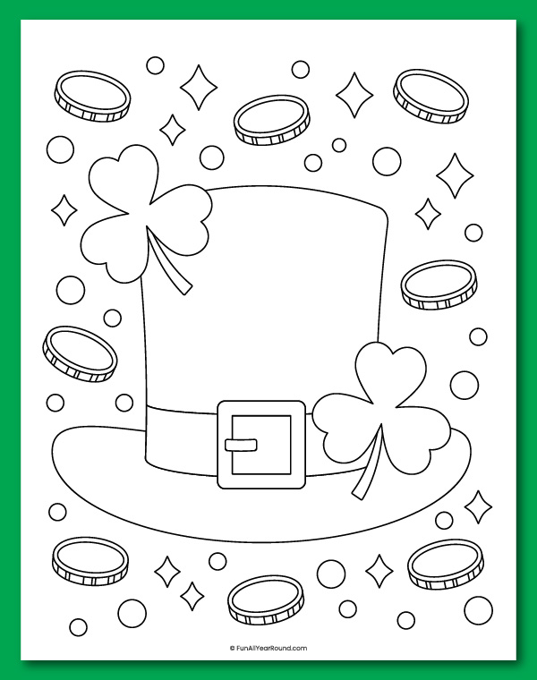 printable St. Patrick's Day coloring pages