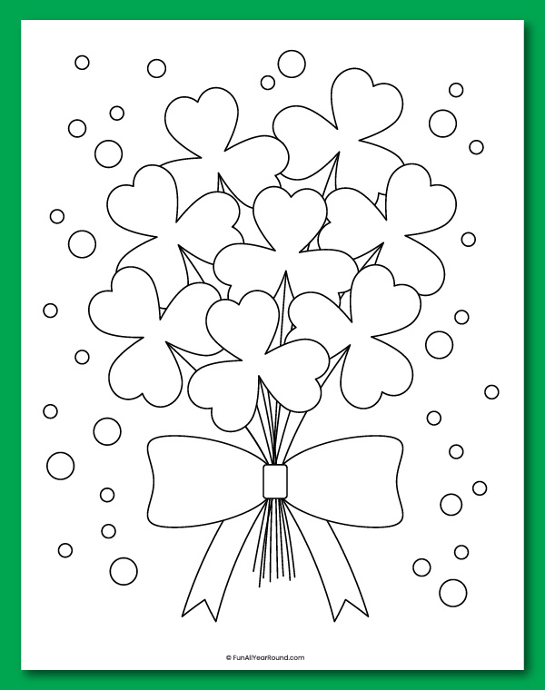 printable St. Patrick's Day coloring pages